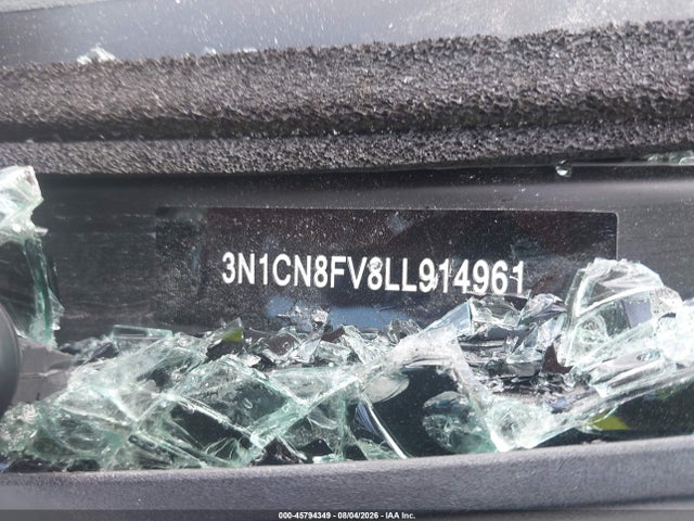 45794349 :رقم المزاد ، 3N1CN8FV8LL914961 vin ، 2020 Nissan Versa Sr Xtronic Cvt مزاد بيع