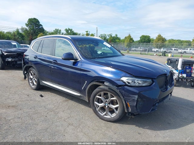 Aukcja sprzedaży 2022 Bmw X3 Xdrive30i, vin: 5UX53DP07N9L91000, numer aukcji: 45794372