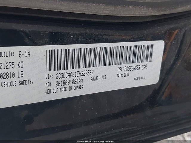 Продажа на аукционе авто 2014 Chrysler 300 Uptown Edition, vin: 2C3CCAAG1EH327567, номер лота: 45794413