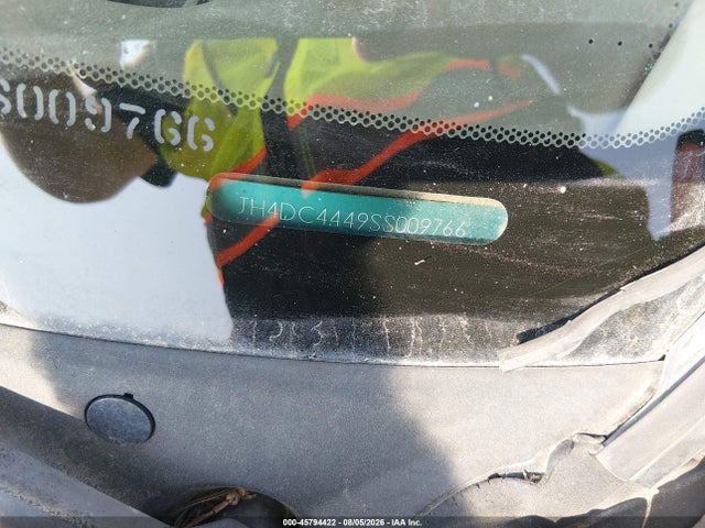 45794422 :رقم المزاد ، JH4DC4449SS009766 vin ، 1995 Acura Integra Rs مزاد بيع