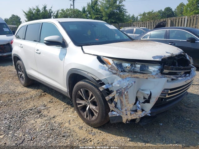 2019 Toyota Highlander Le მანქანა იყიდება აუქციონზე, vin: 5TDZARFH8KS051428, აუქციონის ნომერი: 45794474