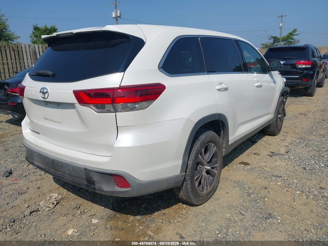 2019 Toyota Highlander Le მანქანა იყიდება აუქციონზე, vin: 5TDZARFH8KS051428, აუქციონის ნომერი: 45794474
