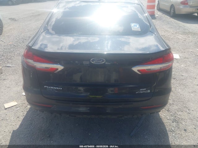 2019 Ford Fusion Hybrid Se მანქანა იყიდება აუქციონზე, vin: 3FA6P0LUXKR257664, აუქციონის ნომერი: 45794505