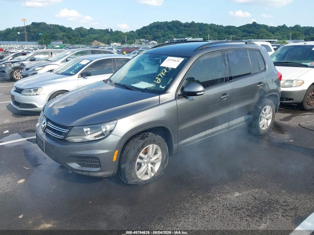 2016 Volkswagen Tiguan S მანქანა იყიდება აუქციონზე, vin: WVGAV7AX1GW617193, აუქციონის ნომერი: 45794626