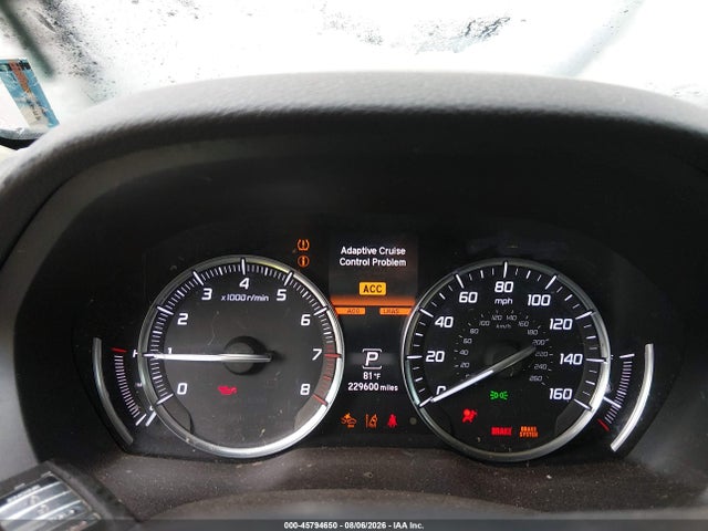 45794650 :رقم المزاد ، 5FRYD4H94GB043719 vin ، 2016 Acura Mdx Advance   Entertainment Packages/advance Package مزاد بيع