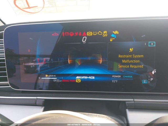 45794678 :رقم المزاد ، 4JGFD6BB4SB365154 vin ، 2025 Mercedes-benz Amg Gle 53 Coupe 4matic+ مزاد بيع