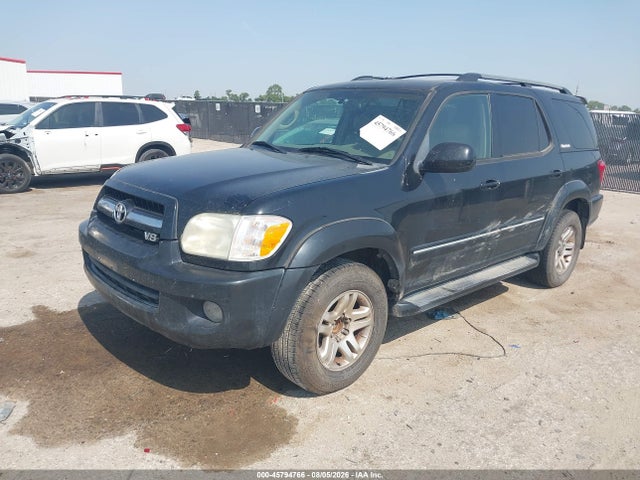 2006 Toyota Sequoia Limited V8 მანქანა იყიდება აუქციონზე, vin: 5TDZT38A56S271901, აუქციონის ნომერი: 45794766