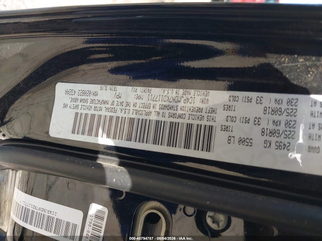 2019 Jeep Cherokee Limited 4x4 მანქანა იყიდება აუქციონზე, vin: 1C4PJMDN7KD117711, აუქციონის ნომერი: 45794787