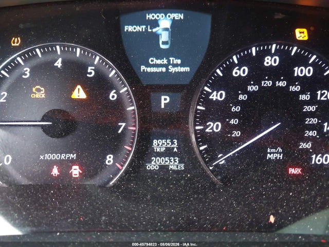45794823 :رقم المزاد ، JTHBL46FX95089903 vin ، 2009 Lexus Ls 460 مزاد بيع