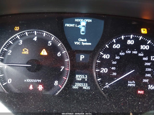 45794823 :رقم المزاد ، JTHBL46FX95089903 vin ، 2009 Lexus Ls 460 مزاد بيع