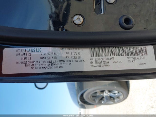 Aukcja sprzedaży 2015 Dodge Challenger Sxt Plus, vin: 2C3CDZBG5FH869363, numer aukcji: 45794835