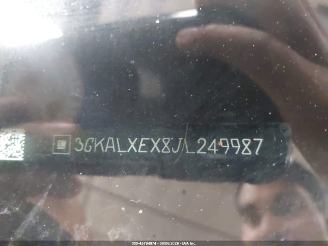 Aukcja sprzedaży 2018 Gmc Terrain Denali, vin: 3GKALXEX8JL249987, numer aukcji: 45794874