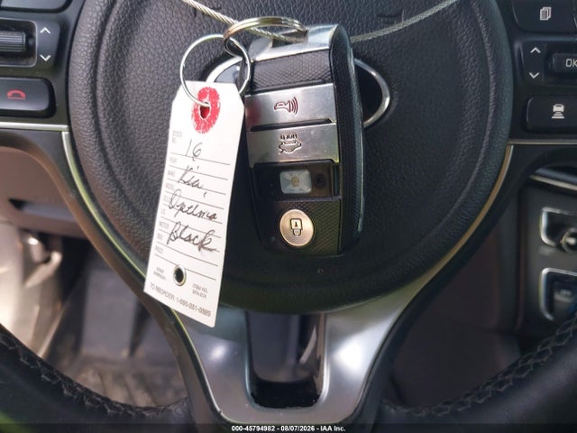 2016 Kia Optima Sxl Turbo მანქანა იყიდება აუქციონზე, vin: 5XXGV4L27GG092835, აუქციონის ნომერი: 45794982