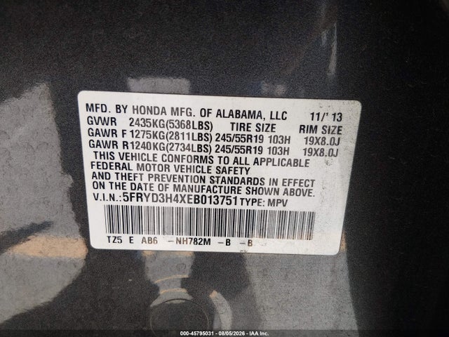 Acura Mdx Technology Package 2014 5FRYD3H4XEB013751 Image 9
