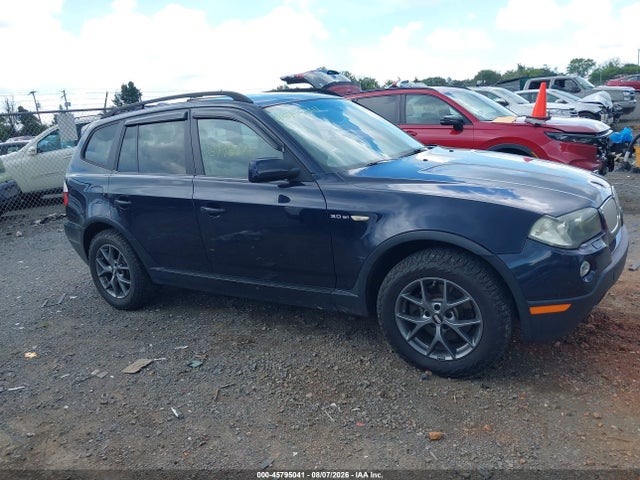 Продаж на аукціоні авто 2007 Bmw X3 3.0si, vin: WBXPC93427WF11215, номер лоту: 45795041