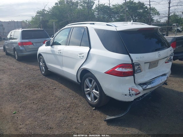 Aukcja sprzedaży 2015 Mercedes-benz Ml 350 4matic, vin: 4JGDA5HB6FA548651, numer aukcji: 45795135