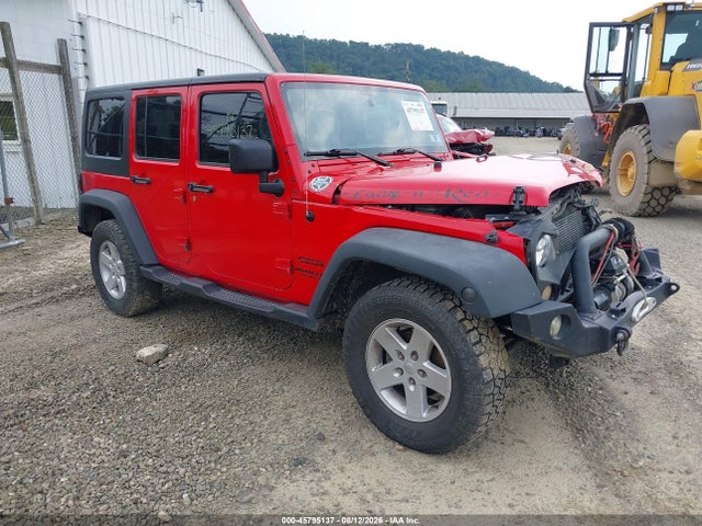 45795137 :رقم المزاد ، 1C4BJWDG9HL670883 vin ، 2017 Jeep Wrangler Unlimited Sport مزاد بيع