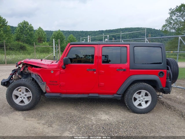 45795137 :رقم المزاد ، 1C4BJWDG9HL670883 vin ، 2017 Jeep Wrangler Unlimited Sport مزاد بيع