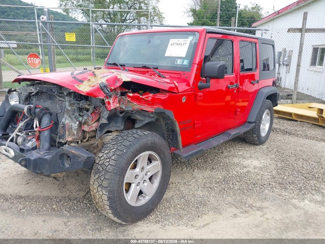 45795137 :رقم المزاد ، 1C4BJWDG9HL670883 vin ، 2017 Jeep Wrangler Unlimited Sport مزاد بيع