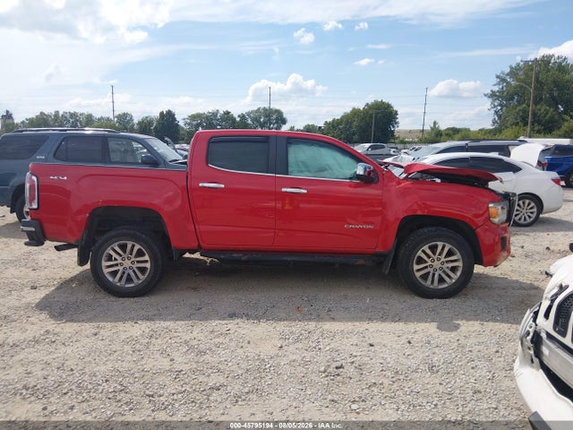 2016 Gmc Canyon 4wd Slt მანქანა იყიდება აუქციონზე, vin: 1GTG6DE31G1303476, აუქციონის ნომერი: 45795194