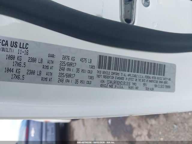 1C4NJRFB2HD181316 Jeep Patriot High Altitude