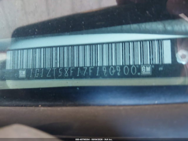 Aukcja sprzedaży 2007 Chevrolet Malibu Lt W/1lt, vin: 1G1ZT58F17F190900, numer aukcji: 45795354