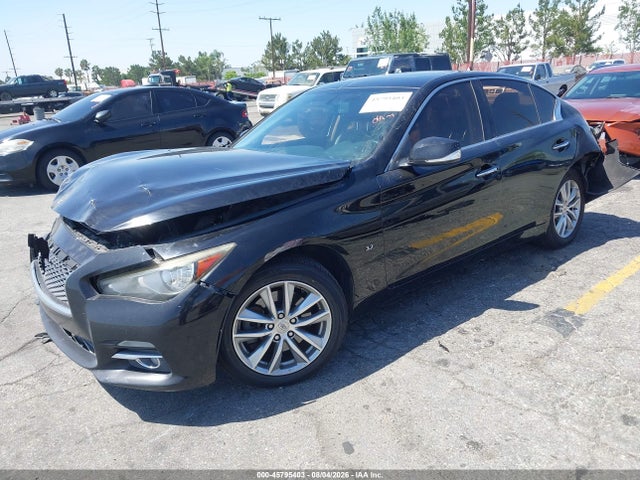 2014 Infiniti Q50 Premium მანქანა იყიდება აუქციონზე, vin: JN1BV7AP8EM690517, აუქციონის ნომერი: 45795403