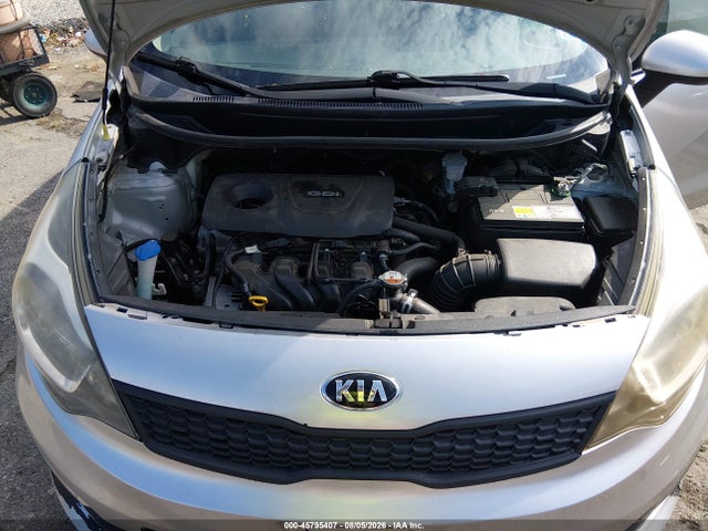 2017 Kia Rio Lx მანქანა იყიდება აუქციონზე, vin: KNADM4A33H6012574, აუქციონის ნომერი: 45795407