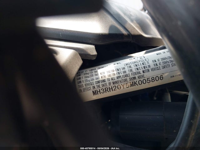 MH3RH20Y5MK005806 Yamaha Mt-03