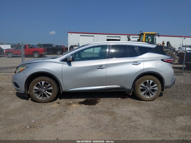 2015 Nissan Murano Sl მანქანა იყიდება აუქციონზე, vin: 5N1AZ2MG5FN214180, აუქციონის ნომერი: 45795536