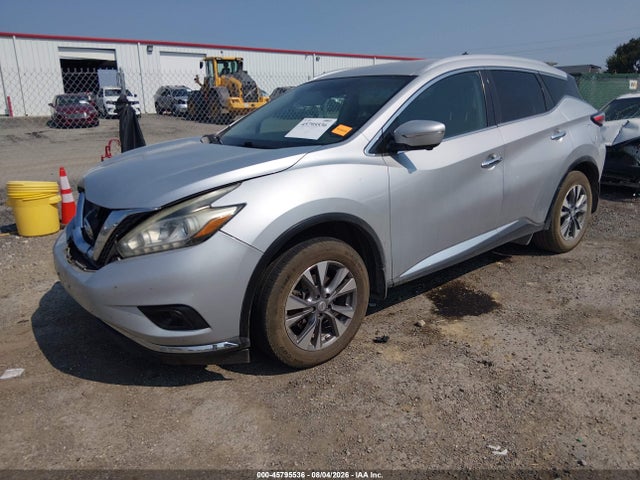 2015 Nissan Murano Sl მანქანა იყიდება აუქციონზე, vin: 5N1AZ2MG5FN214180, აუქციონის ნომერი: 45795536