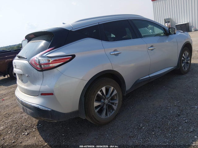 2015 Nissan Murano Sl მანქანა იყიდება აუქციონზე, vin: 5N1AZ2MG5FN214180, აუქციონის ნომერი: 45795536