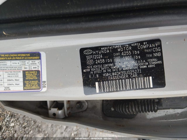 KMHLW4DK3SU025271 Hyundai ELANTRA N