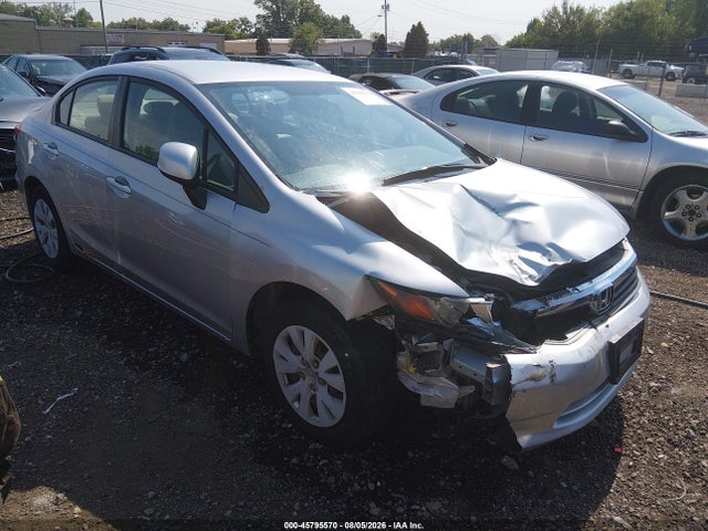 Продаж на аукціоні авто 2012 Honda Civic Lx, vin: 19XFB2F5XCE098145, номер лоту: 45795570