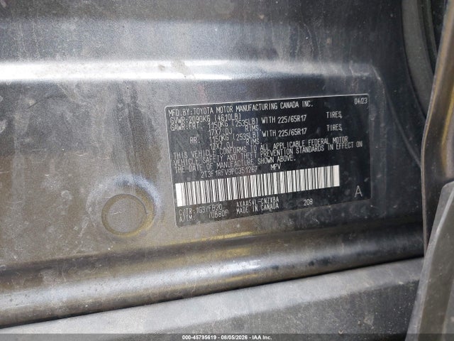 Toyota RAV4 LE 2023 2T3F1RFV9PC351267 Image 9