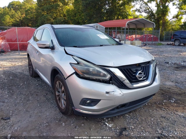 Продаж на аукціоні авто 2018 Nissan Murano Sv, vin: 5N1AZ2MH8JN126497, номер лоту: 45795623