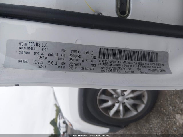 1C4PJMDB4JD526706 Jeep Cherokee Limited 4x4