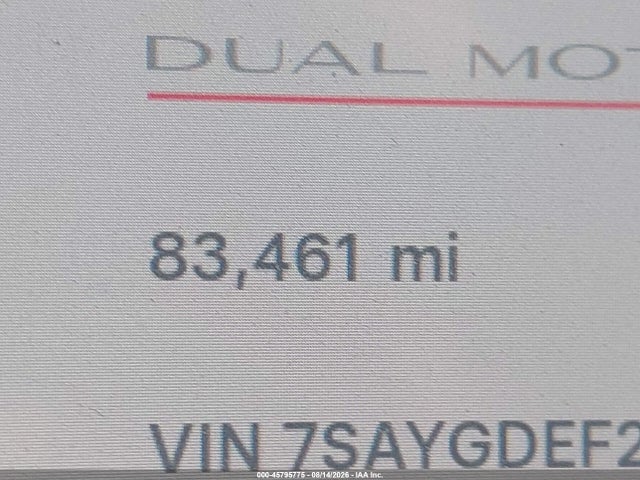45795775 :رقم المزاد ، 7SAYGDEF2NF380957 vin ، 2022 Tesla Model Y Performance Dual Motor All-wheel Drive مزاد بيع