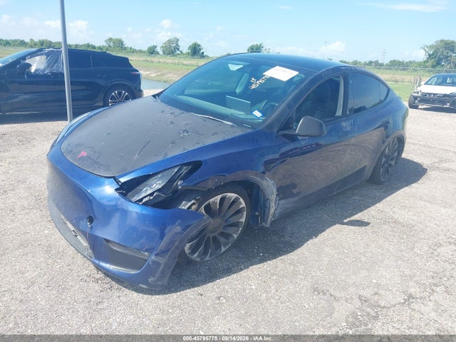 45795775 :رقم المزاد ، 7SAYGDEF2NF380957 vin ، 2022 Tesla Model Y Performance Dual Motor All-wheel Drive مزاد بيع