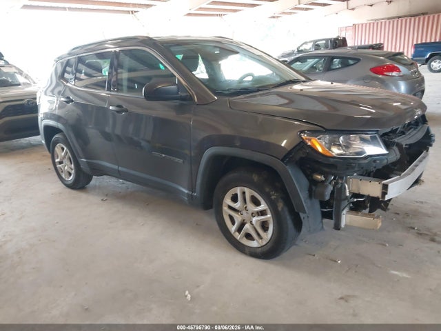 45795790 :رقم المزاد ، 3C4NJCAB3MT535112 vin ، 2021 Jeep Compass Sport Fwd مزاد بيع