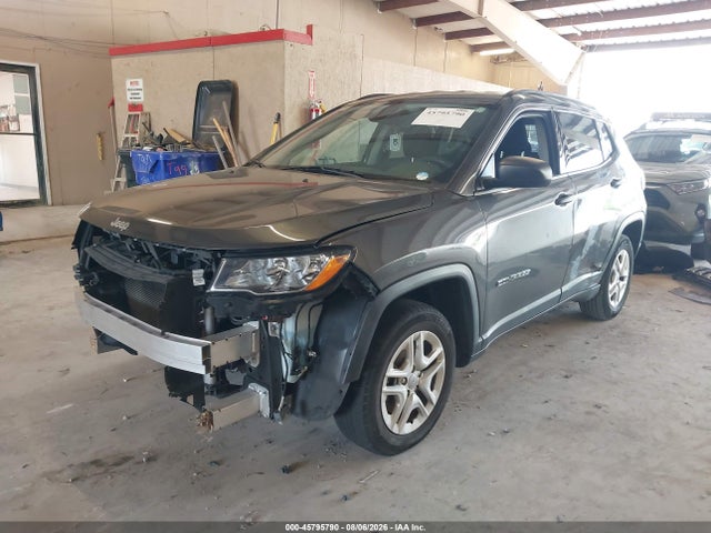 45795790 :رقم المزاد ، 3C4NJCAB3MT535112 vin ، 2021 Jeep Compass Sport Fwd مزاد بيع