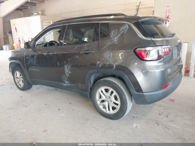45795790 :رقم المزاد ، 3C4NJCAB3MT535112 vin ، 2021 Jeep Compass Sport Fwd مزاد بيع