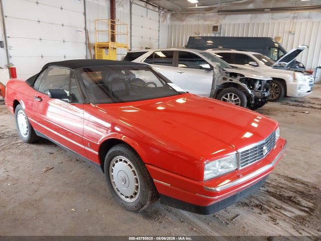 1990 Cadillac Allante მანქანა იყიდება აუქციონზე, vin: 1G6VS3381LU126807, აუქციონის ნომერი: 45795920