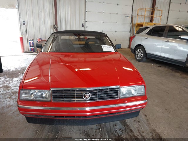 1990 Cadillac Allante მანქანა იყიდება აუქციონზე, vin: 1G6VS3381LU126807, აუქციონის ნომერი: 45795920