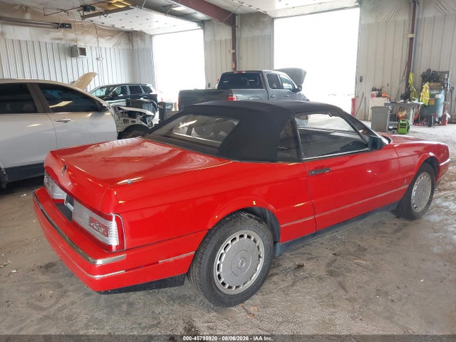 1990 Cadillac Allante მანქანა იყიდება აუქციონზე, vin: 1G6VS3381LU126807, აუქციონის ნომერი: 45795920