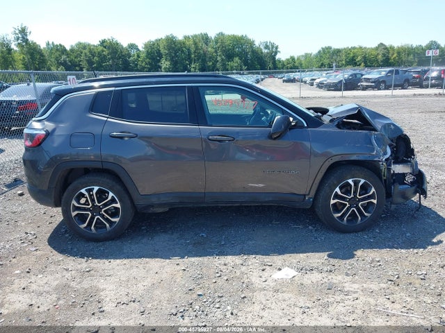 45795927 :رقم المزاد ، 3C4NJDCB4NT208710 vin ، 2022 Jeep Compass Limited 4x4 مزاد بيع
