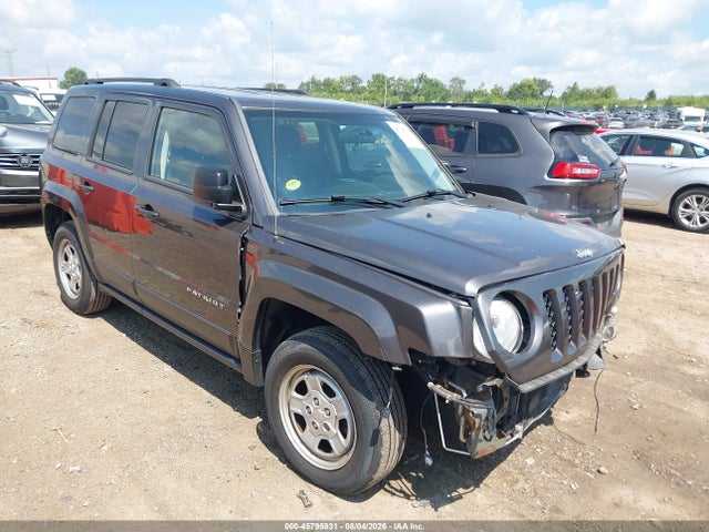 2015 Jeep Patriot Sport მანქანა იყიდება აუქციონზე, vin: 1C4NJPBB4FD211164, აუქციონის ნომერი: 45795931