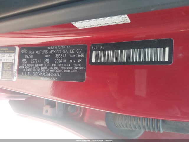 Продаж на аукціоні авто 2021 Kia Forte Gt, vin: 3KPF44AC7ME283749, номер лоту: 45795969