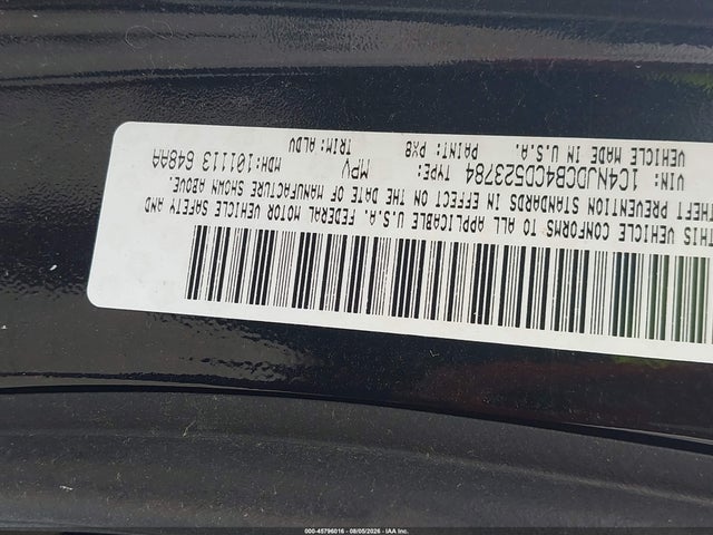 2012 Jeep Compass Limited მანქანა იყიდება აუქციონზე, vin: 1C4NJDCB4CD523784, აუქციონის ნომერი: 45796016