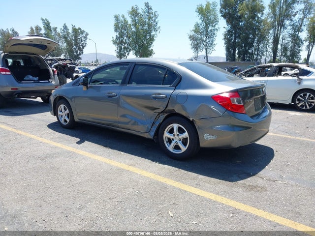 45796146 :رقم المزاد ، 19XFB5F52CE000047 vin ، 2012 Honda Civic Natural Gas مزاد بيع